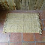 Lavender House Mustard weave rug