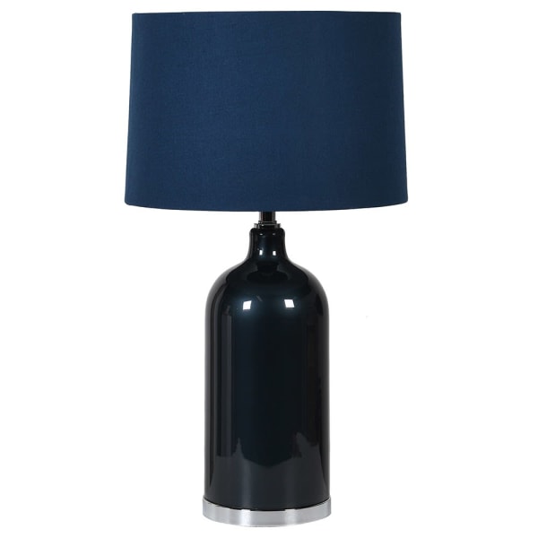Lavender House Blue Lamp with Shade