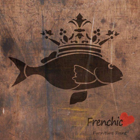 The Fish Prince Stencil